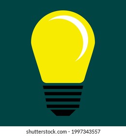 simple illustration lamp vector design