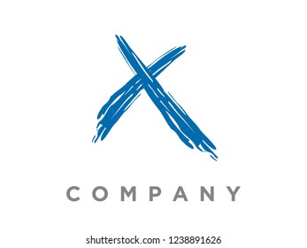 simple illustration lettertypography water splash brush. 
