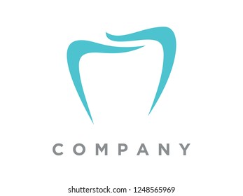 simple illustration logo dental