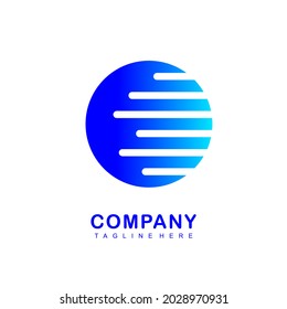 Simple illustration logo for financial company.