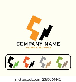 Simple illustration logo for financial company.