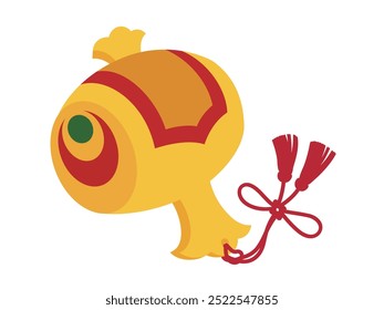 Simple illustration of a magic mallet