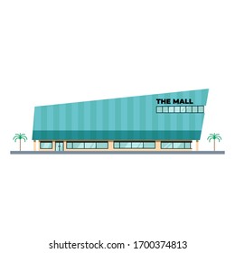 Ilustración simple del vector del centro comercial