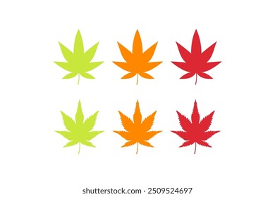 Simple illustration of maple leaf 