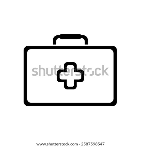 simple illustration of medkit icon