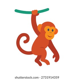 A simple illustration monkey