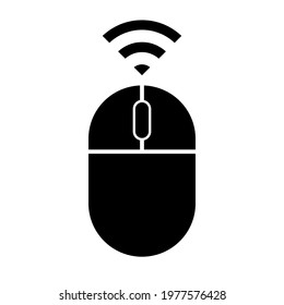 Simple illustration of mouse Personal computer component icon
