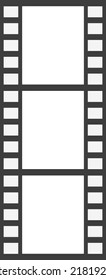 Simple illustration of movie frame