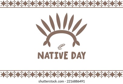 Ilustración simple del día de nacimiento, buena para el fondo, papel tapiz, tarjeta de regalo, etc