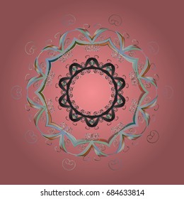 Simple illustration of nice snowflake icon for web. Isolated cute snowflakes on colorful background. Vector illustration. Nice snowflake icon.