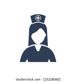 Simple Illustration of Nurse Icon