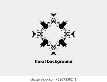 SIMPLE ILLUSTRATION OF PATTERN FLOWER BACKGROUND PATTERN
