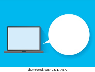 simple illustration of a personal computer