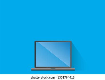 simple illustration of a personal computer