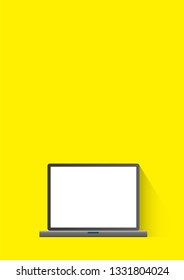 simple illustration of a personal computer