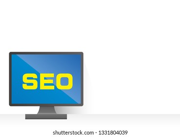 simple illustration of a personal computer