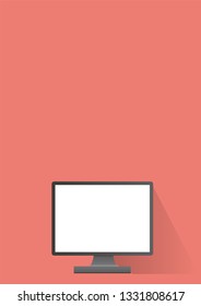 simple illustration of a personal computer