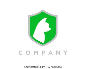 simple illustration pet guard.