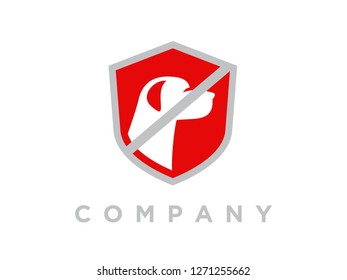 simple illustration pet guard.