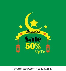 Simple illustration of Ramadan promotional posters, suitable for sales during the month of Ramadan