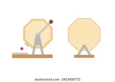 Simple illustration of a rattlespiel lottery machine.
This is a lottery tool used for lucky draws, events, and raffles.