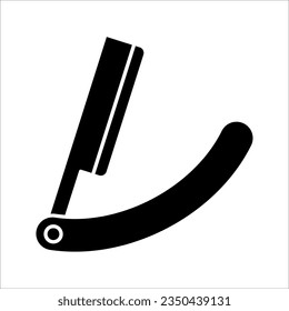 Simple illustration of razor vector icon for web design isolated on white background