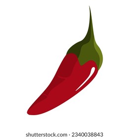 Simple illustration of red chili king food maker become more tasty 