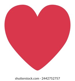 A simple illustration of a red heart.