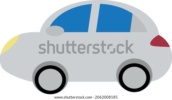 A simple\
illustration of a scarlet car.  Can be used in traffic rules, on\
the emblems of a car service, car wash, tire fitting.  Also can be\
used on baby clothes and boy\
toys.