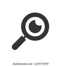 Simple illustration of a search icon