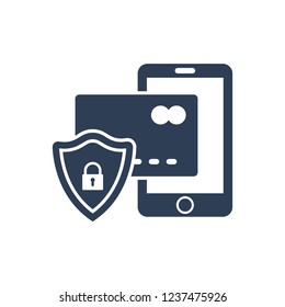 Simple Illustration of Secure Payment Icon