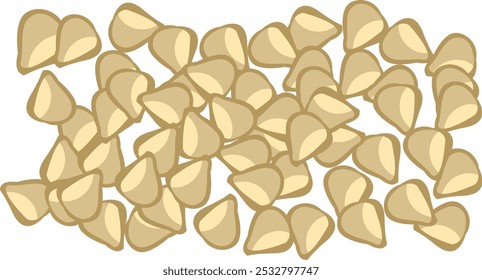 simple illustration of sesame seeds