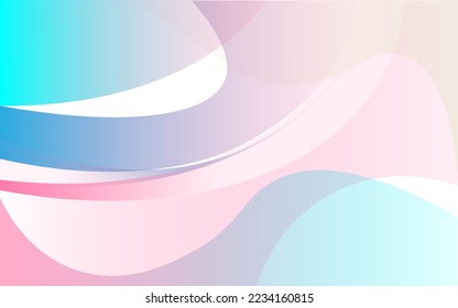 elementos con forma de ilustración simple y diseño de ondas vectoriales coloridas, fondo web y fondo de escritorio y fondo de presentación