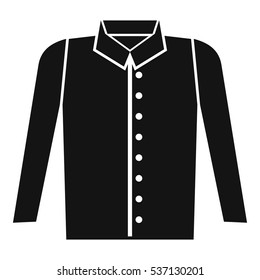 Simple illustration of shirt vector icon for web