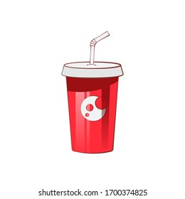 Simple ilustración del vector soda. ilustración de la bebida