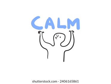 Simple illustration, someone wants to convey their feelings