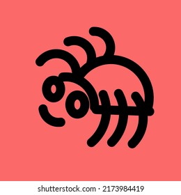 simple illustration of spider vector art