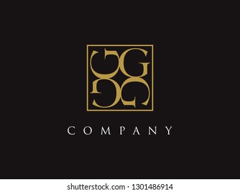Simple illustration square letter G
