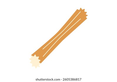 A simple illustration of stick-shaped churros.