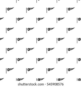 Simple illustration of supplies wind sock vector pattern for web