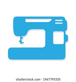 Simple illustration symbol of a sewing machine