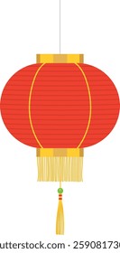 Simple illustration of Taiwan lantern