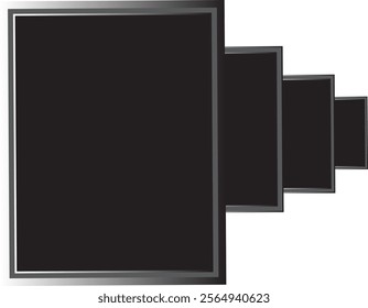 Simple illustration of a television set with antenna on a table against a tiled wall background