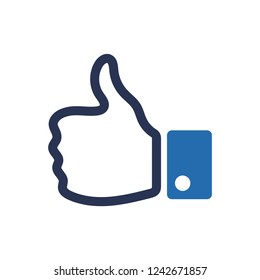 Simple Illustration of Thumbs up Icon