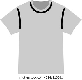 simple illustration of a T-shirt