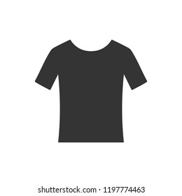 Simple illustration of a t-shirt icon