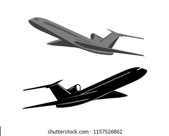 Simple illustration of the Tupolev Tu-154