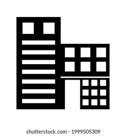 
simple illustration vector building icon