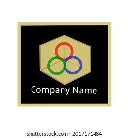 Ilustración simple de diseño vectorial para el logotipo de nombre de la empresa se puede utilizar para diseños de marca, icono, mascota y de impresión de pantalla