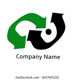 Simple illustration vector design. Company name logo is suitable for icon design, brand, mascot, sticker, screen printing